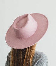 Load image into Gallery viewer, Bubblegum Pink Wide Brim Hat
