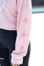Load image into Gallery viewer, UK Cropped Sweatshirt // PINK
