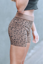 Load image into Gallery viewer, Leopard Biker Shorts
