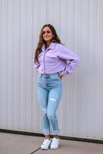 Load image into Gallery viewer, Lavender Teddy Jacket
