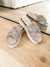 Load image into Gallery viewer, Cheetah Espadrille Sandals
