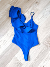 Load image into Gallery viewer, Reece Ruffle Bodysuit // ROYAL
