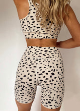 Load image into Gallery viewer, Dalmatian Printed Workout // TOP ONLY
