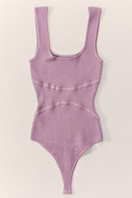 Load image into Gallery viewer, Raleigh Rib Knit Bodysuit / LAVENDER
