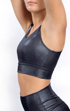 Load image into Gallery viewer, Metallic Foil Workout Set // Sports Bra Only!!

