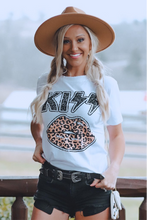 Load image into Gallery viewer, KISS Leopard Lips Graphic Tee
