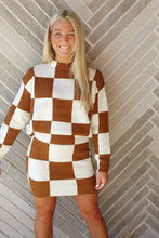 Load image into Gallery viewer, Checkered Knit Sweater Set **SKIRT ONLY**
