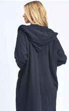 Load image into Gallery viewer, Front Longline Hoodie Cardigan
