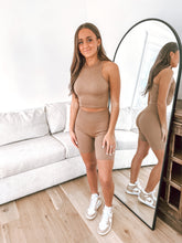 Load image into Gallery viewer, Milk Chocolate Brown Ribbed Set // SHORTS ONLY

