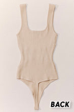Load image into Gallery viewer, Raleigh Rib Knit Bodysuit / BEIGE
