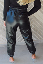 Load image into Gallery viewer, Faux Leather Joggers // BLACK
