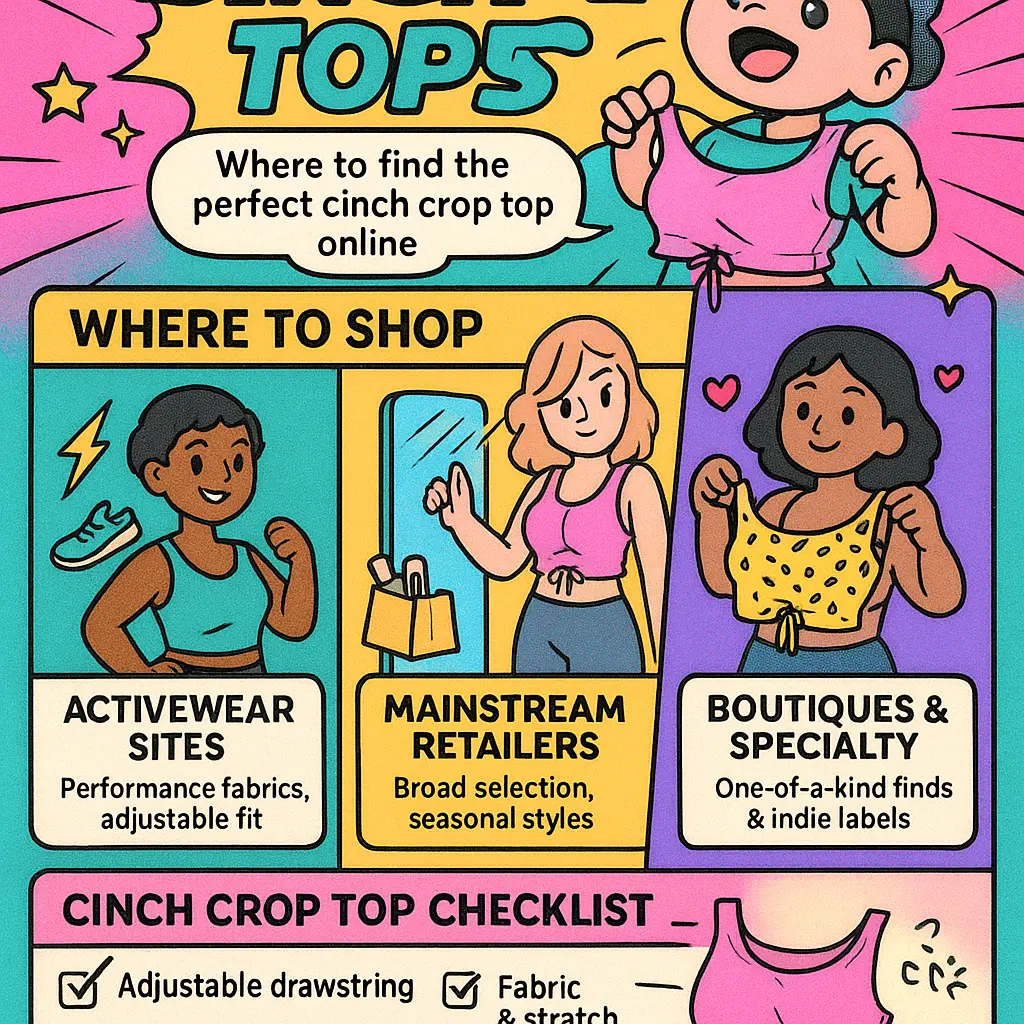 cinch crop top - Blouses