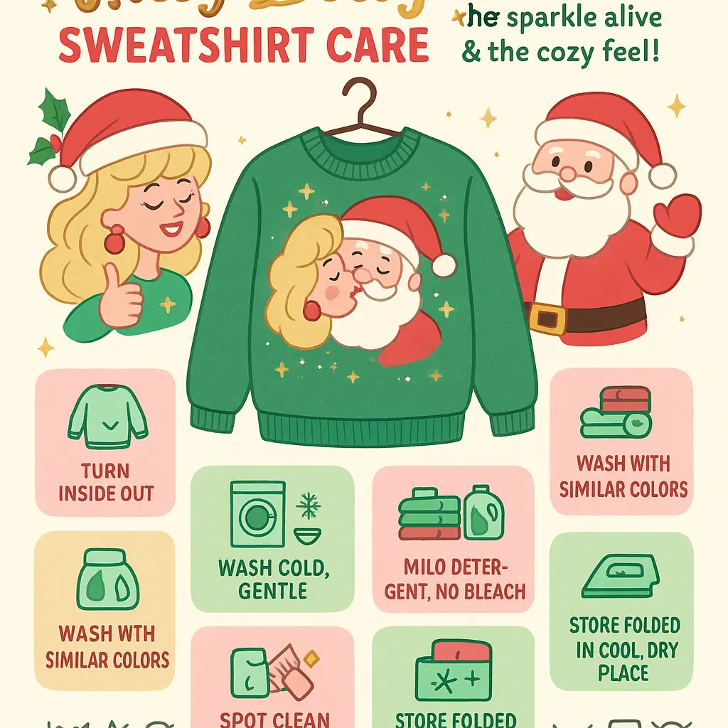 holly dolly christmas sweatshirt - Sweatshirt