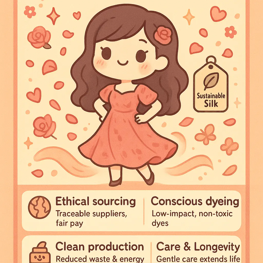 silk rose dress - Formal