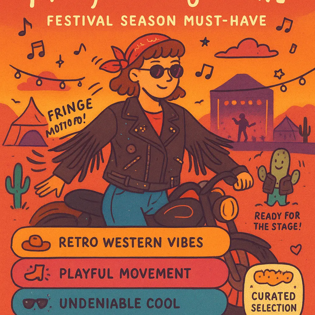 leather gallery fringe jacket - Motorcycle