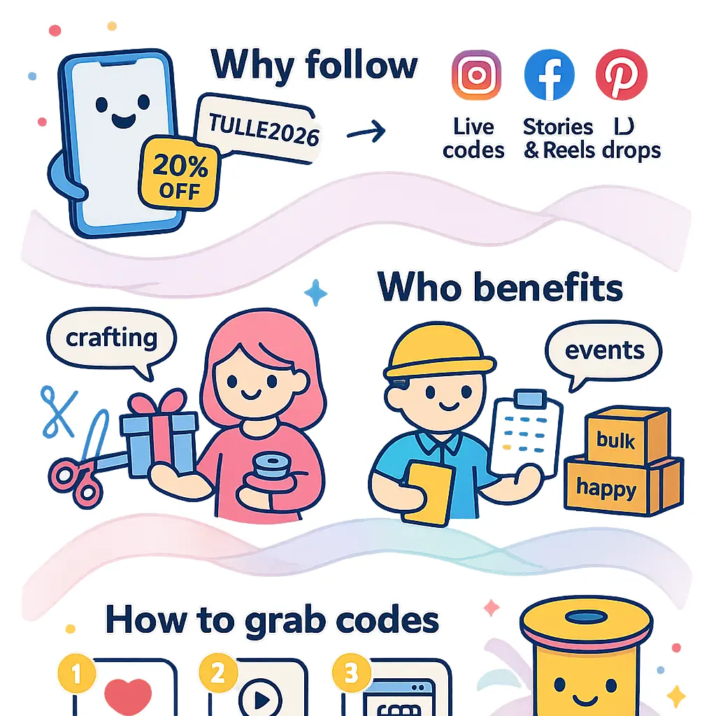 tulle shop coupon - Organza