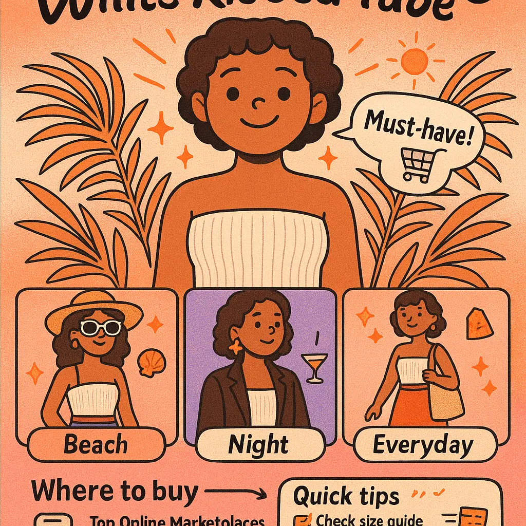 white ribbed tube top - Ribbed