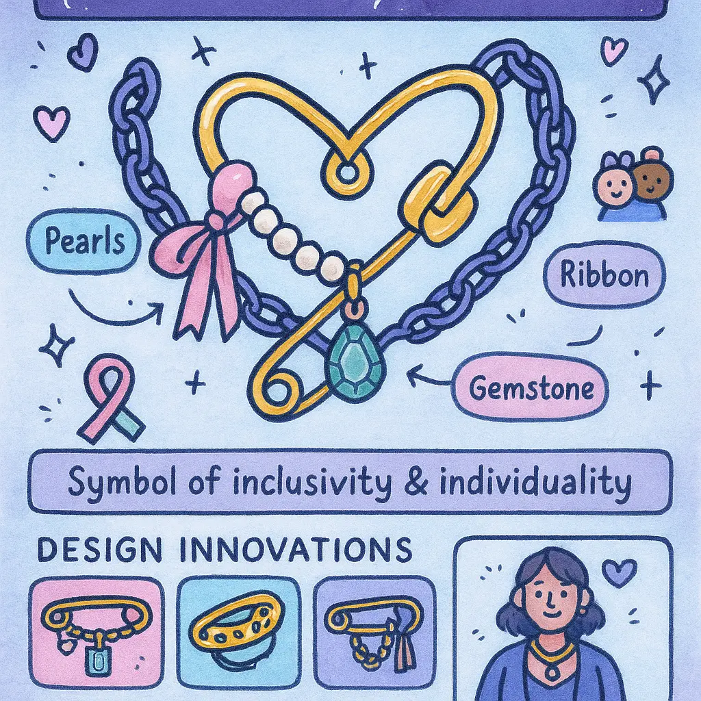 love safety pin - Statement