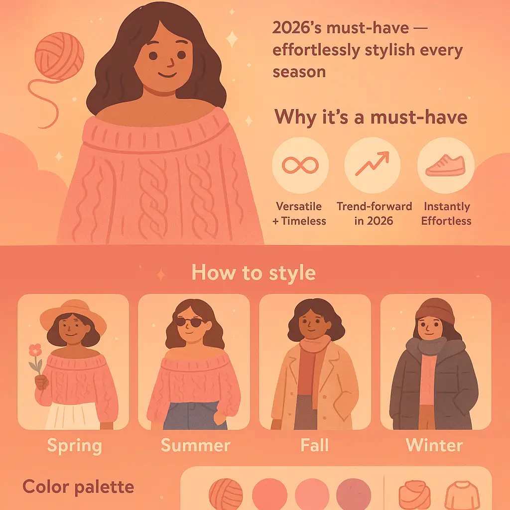 pink off shoulder sweater - Sweater