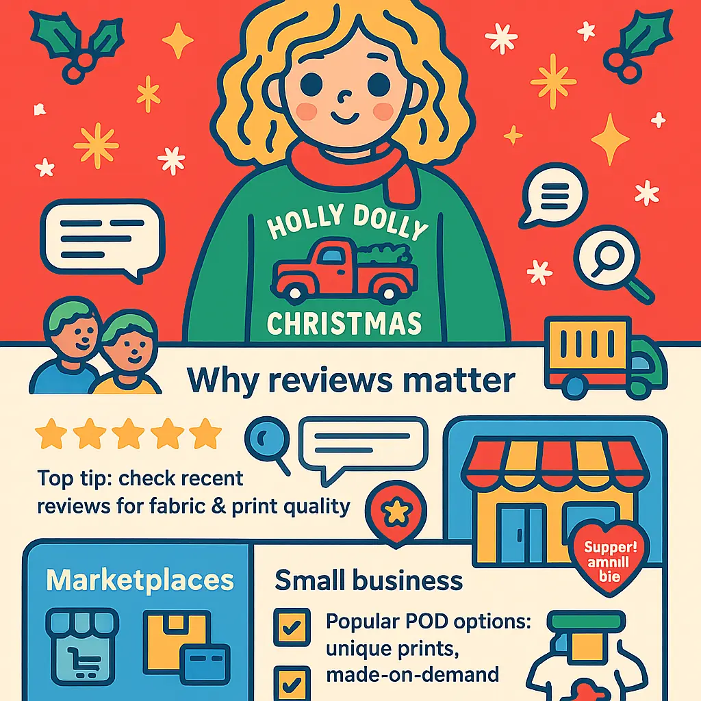 holly dolly christmas sweatshirt - Sweatshirt