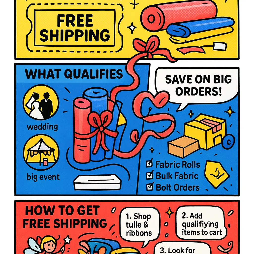 tulle shop coupon - Ribbons