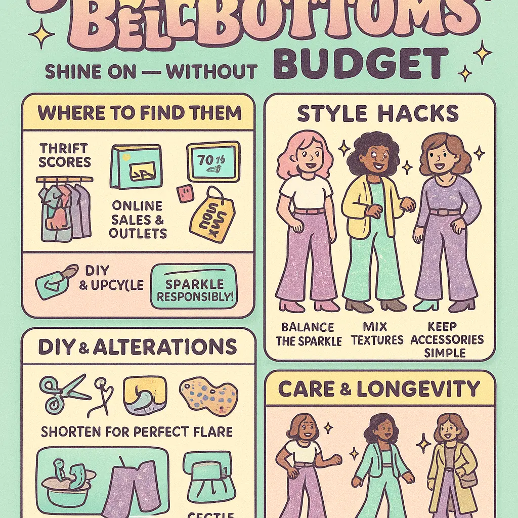 sequin bellbottoms - Bottom