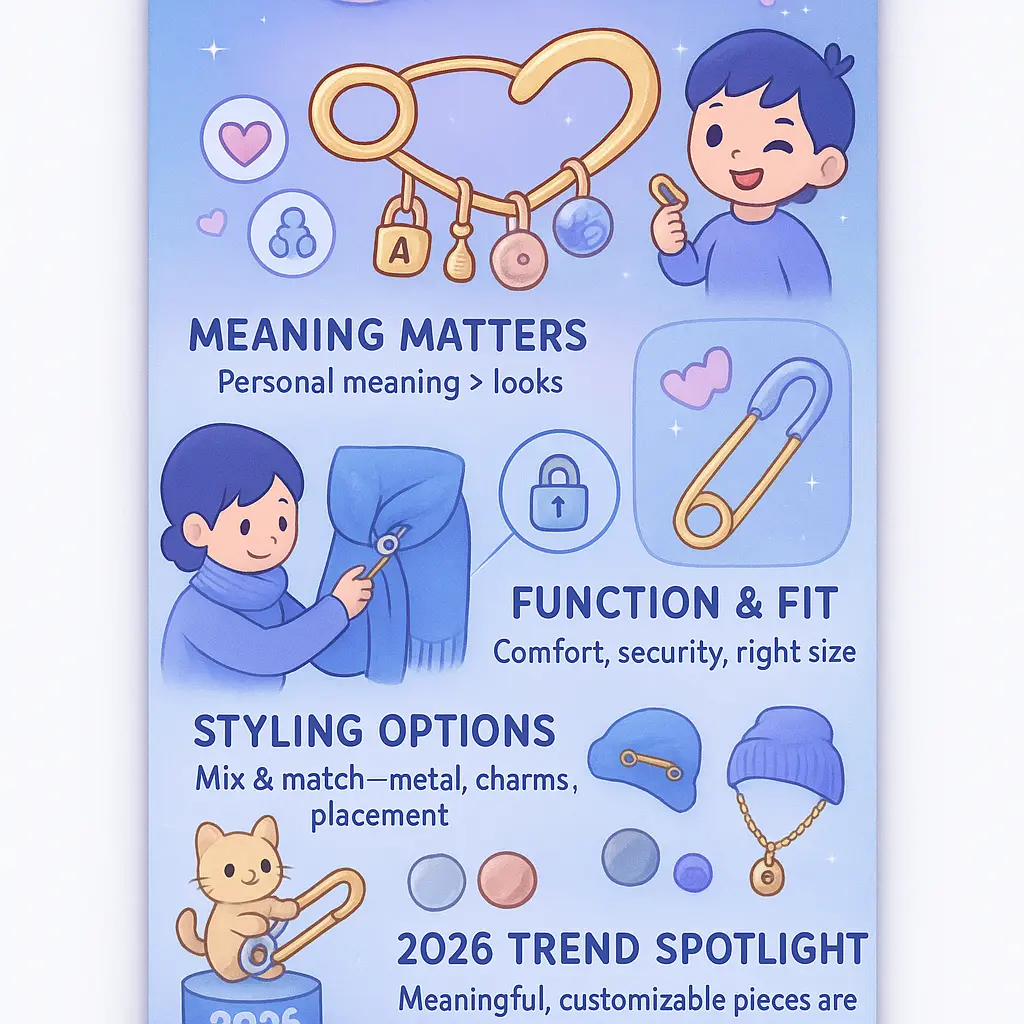 love safety pin - Jewelry