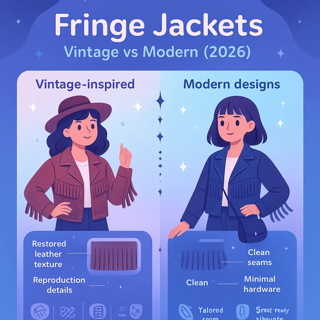 leather gallery fringe jacket - Fringe