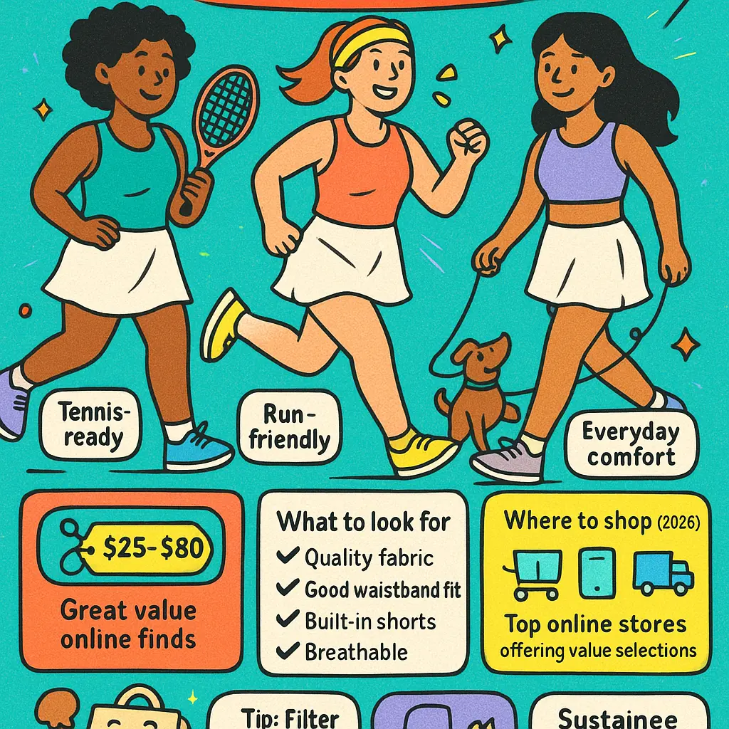 white ruffle skort - Activewear