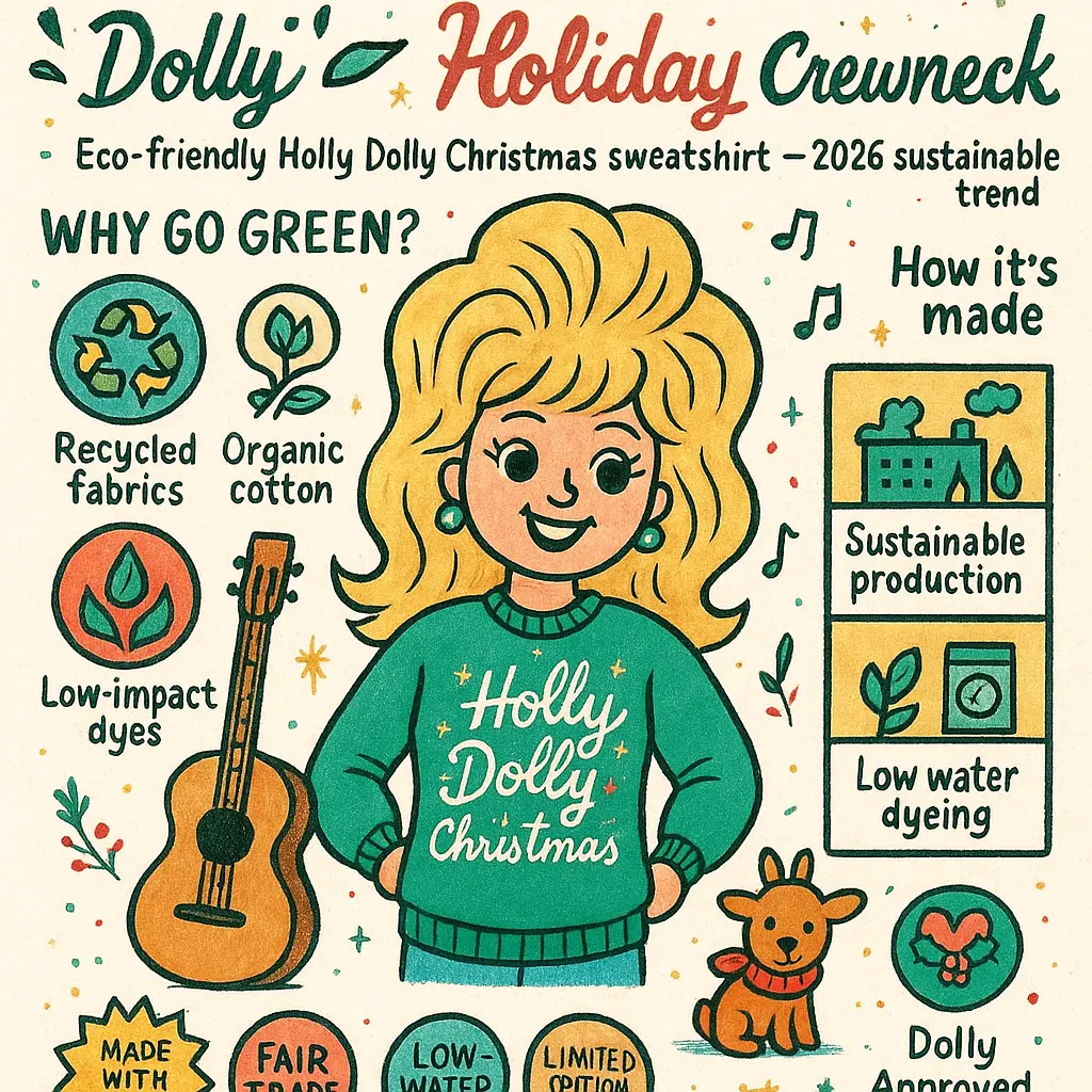 holly dolly christmas sweatshirt - Crewneck