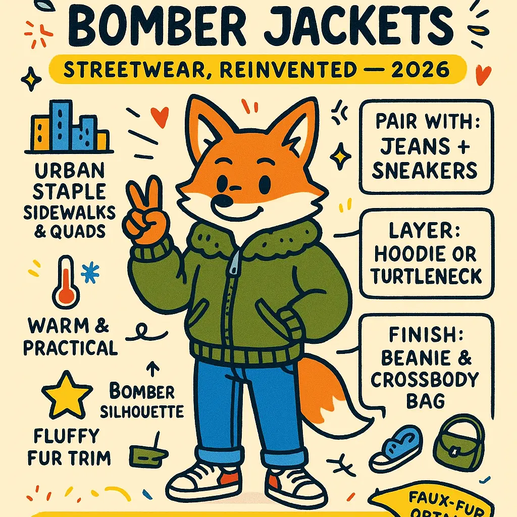 green fur bomber jacket - Coat