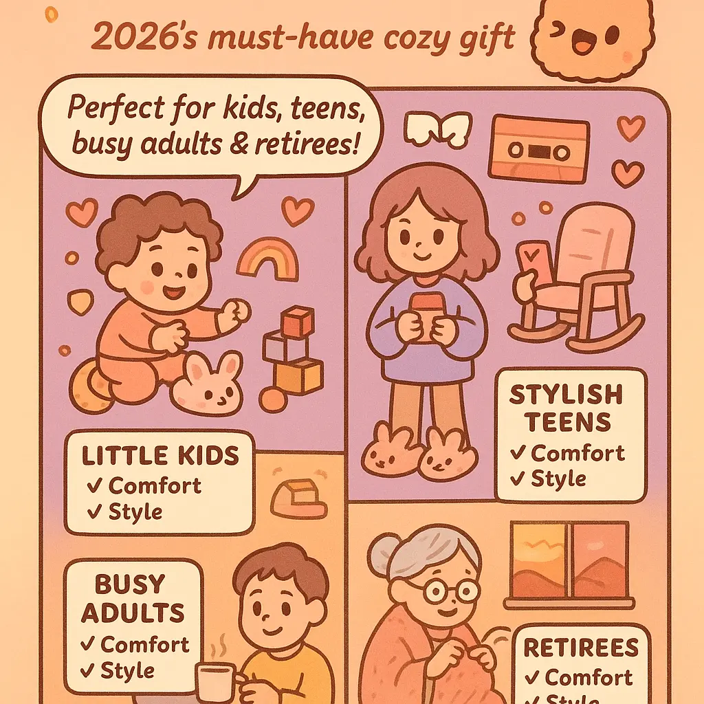 retro fuzzy slippers - Slippers