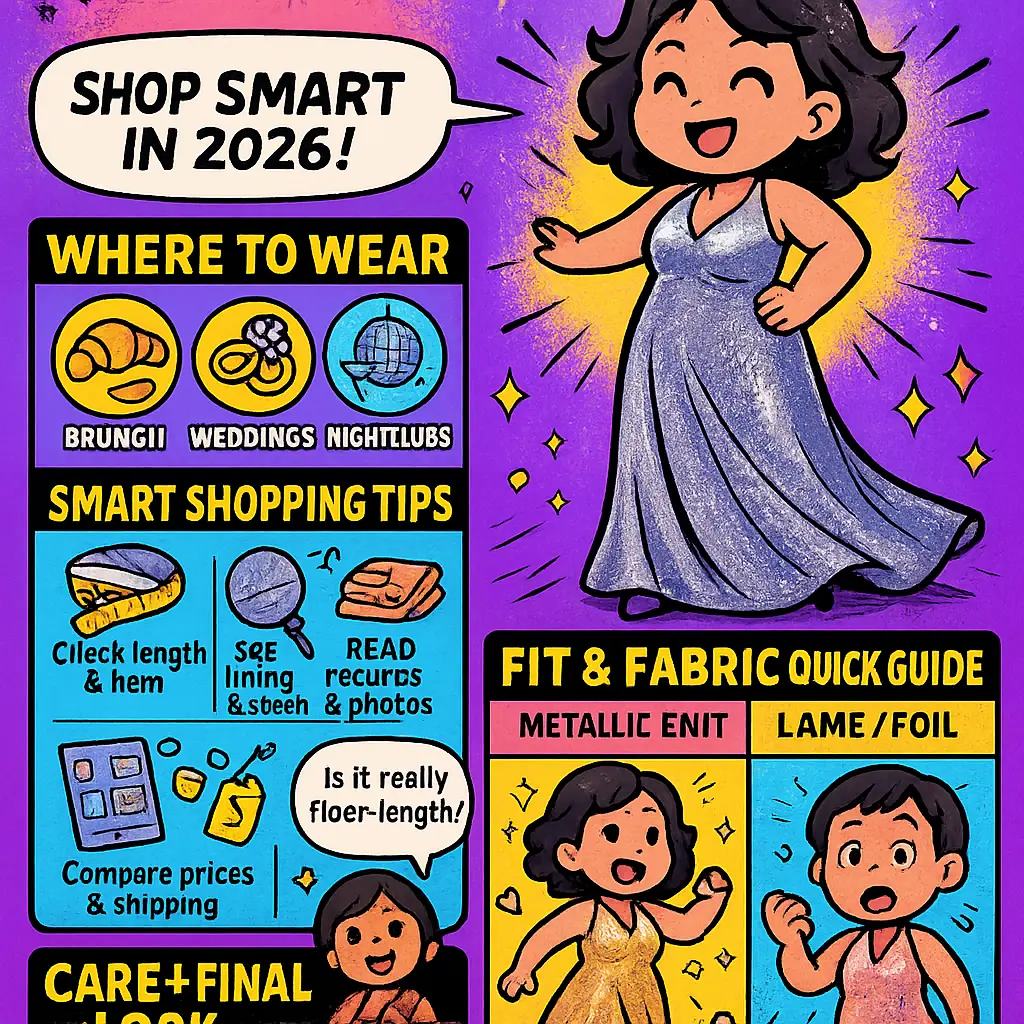 metallic halter dress - Length