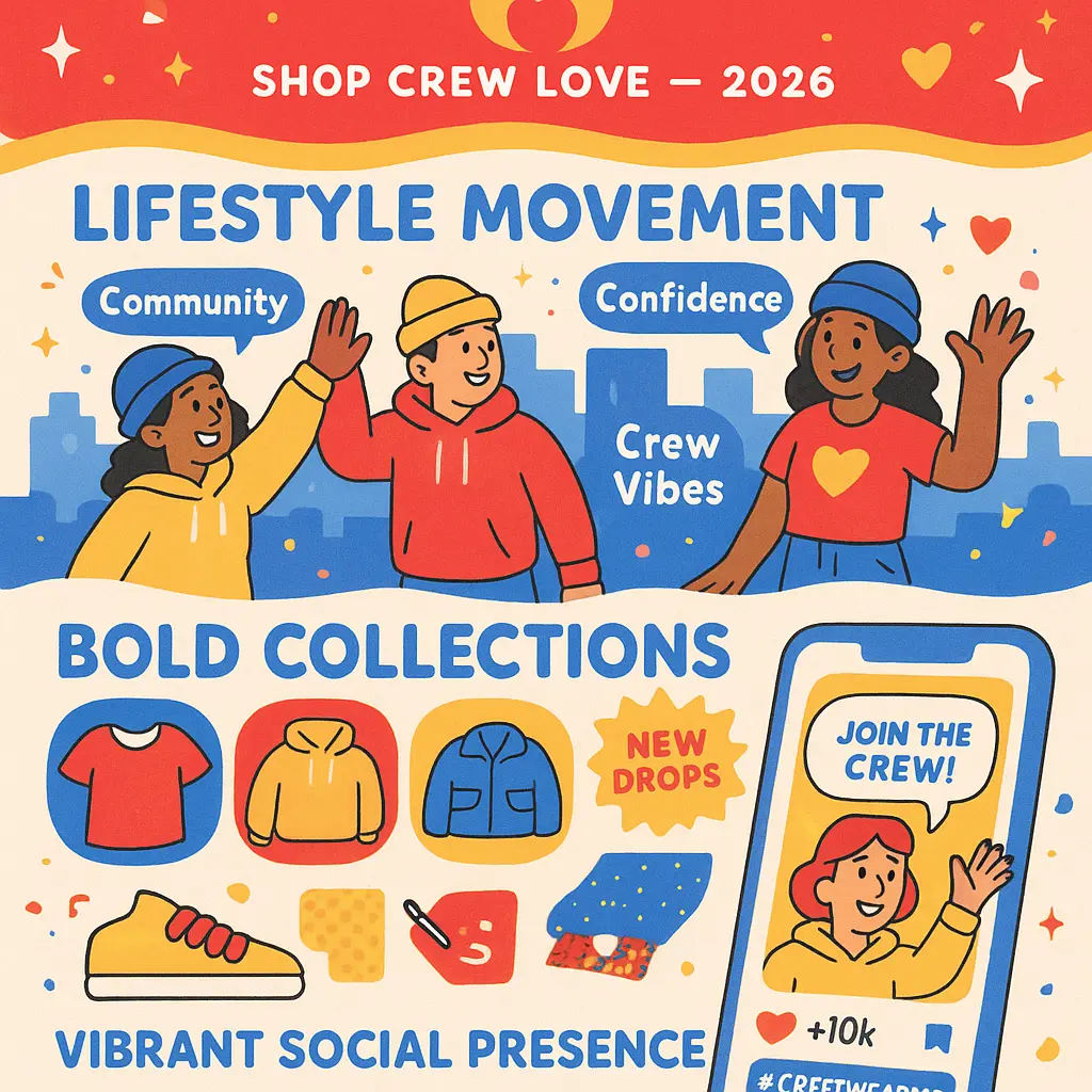 shop crew love - Apparel