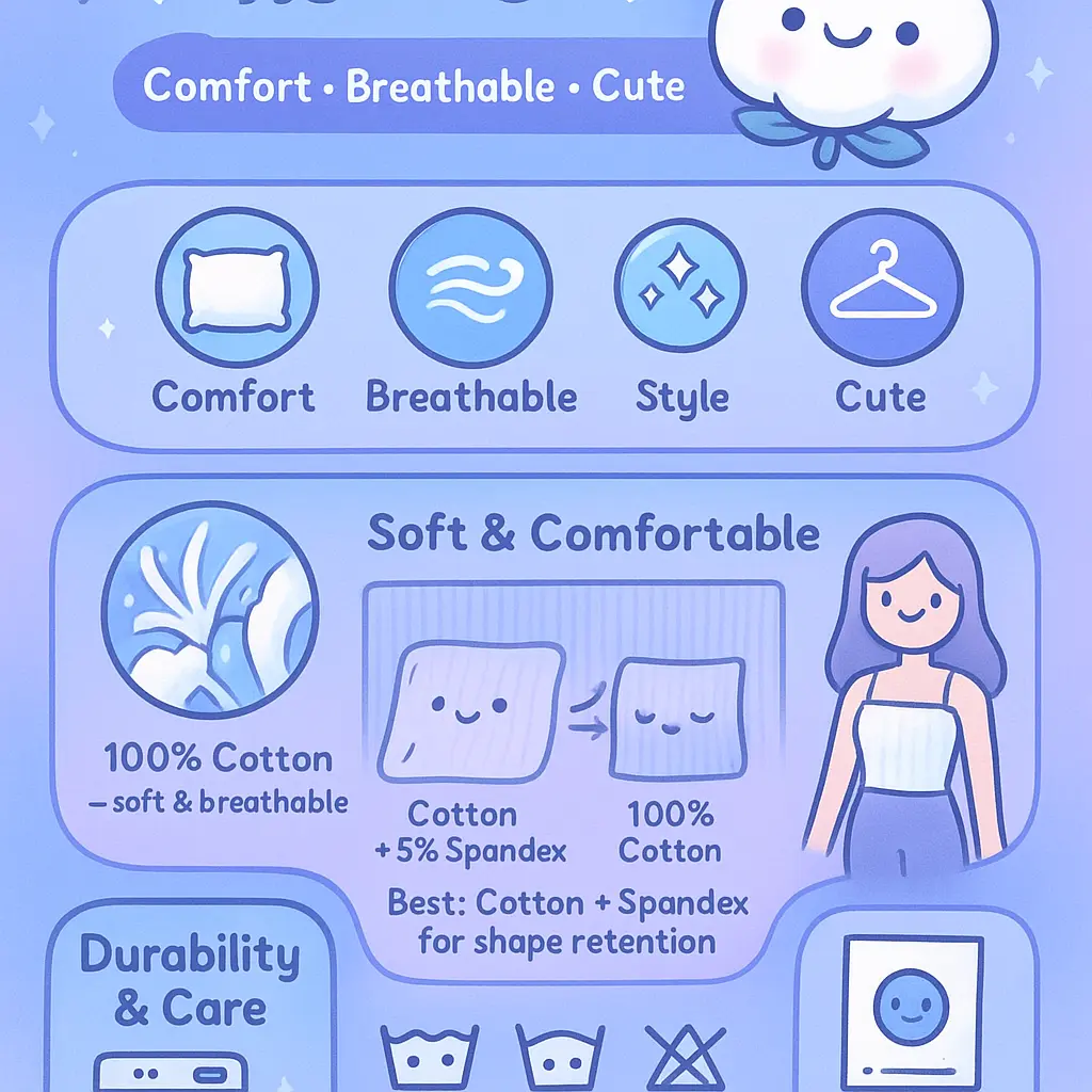 white ribbed tube top - Cotton