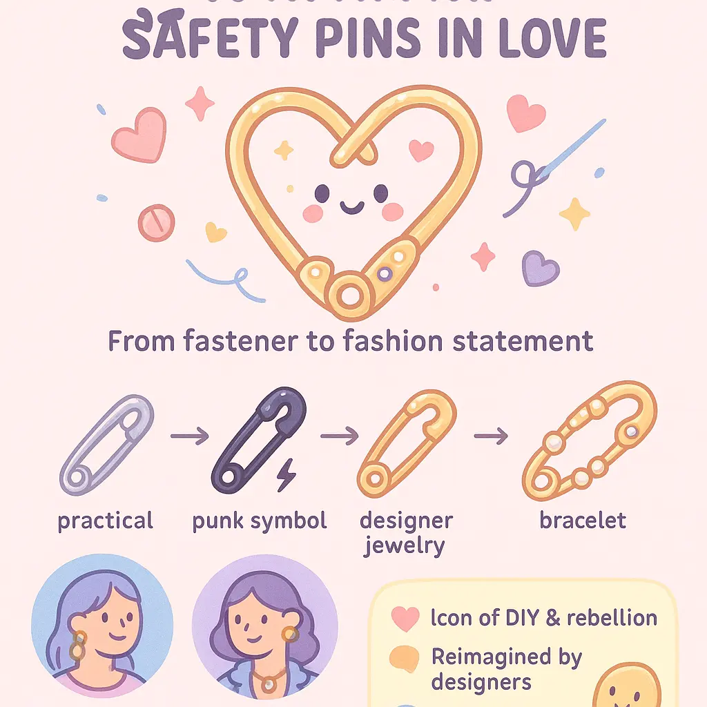 love safety pin - Fashion