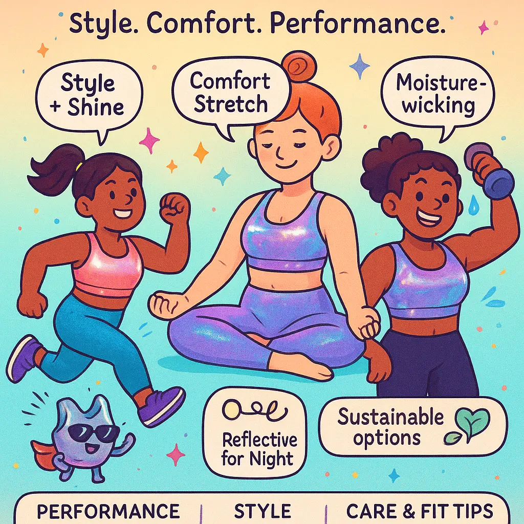 metallic sports bra - Sports