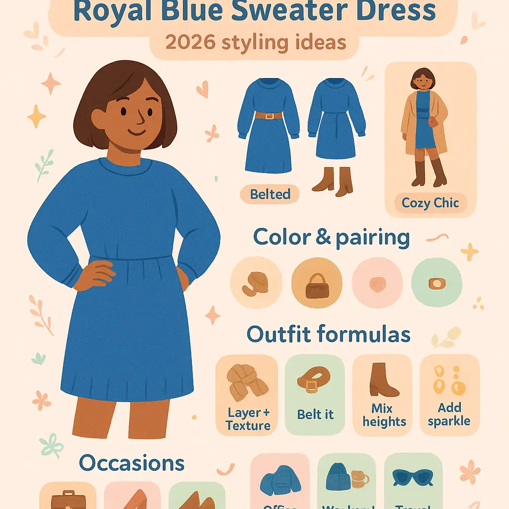 royal blue sweater dress - Sweater