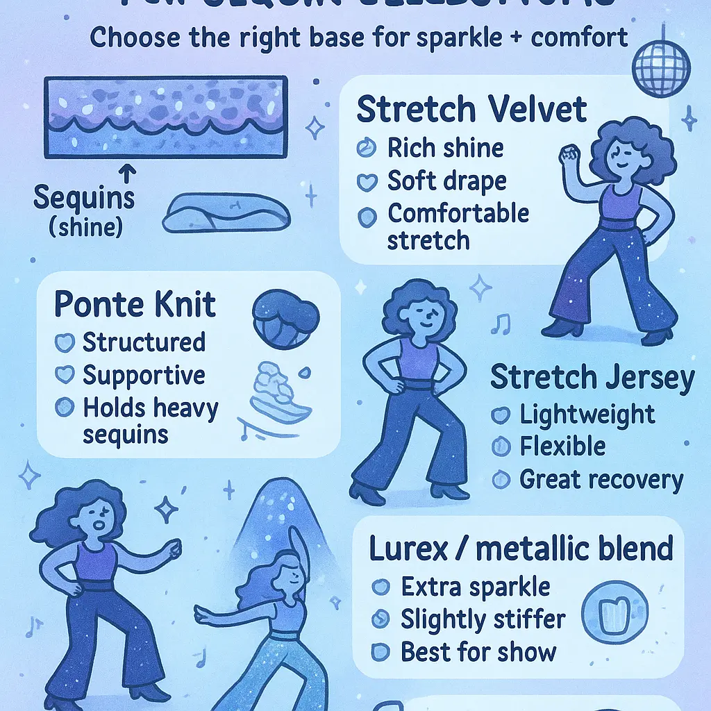 sequin bellbottoms - Pants