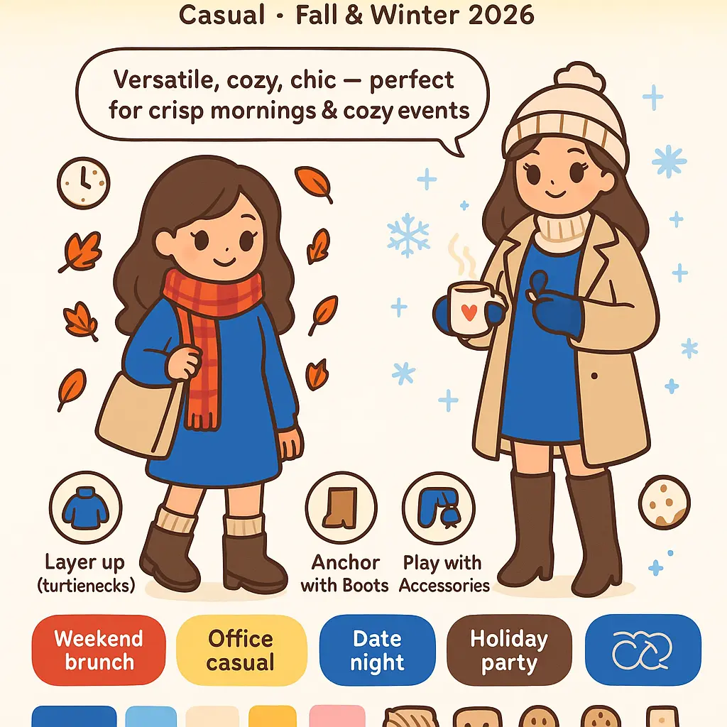 royal blue sweater dress - Casual