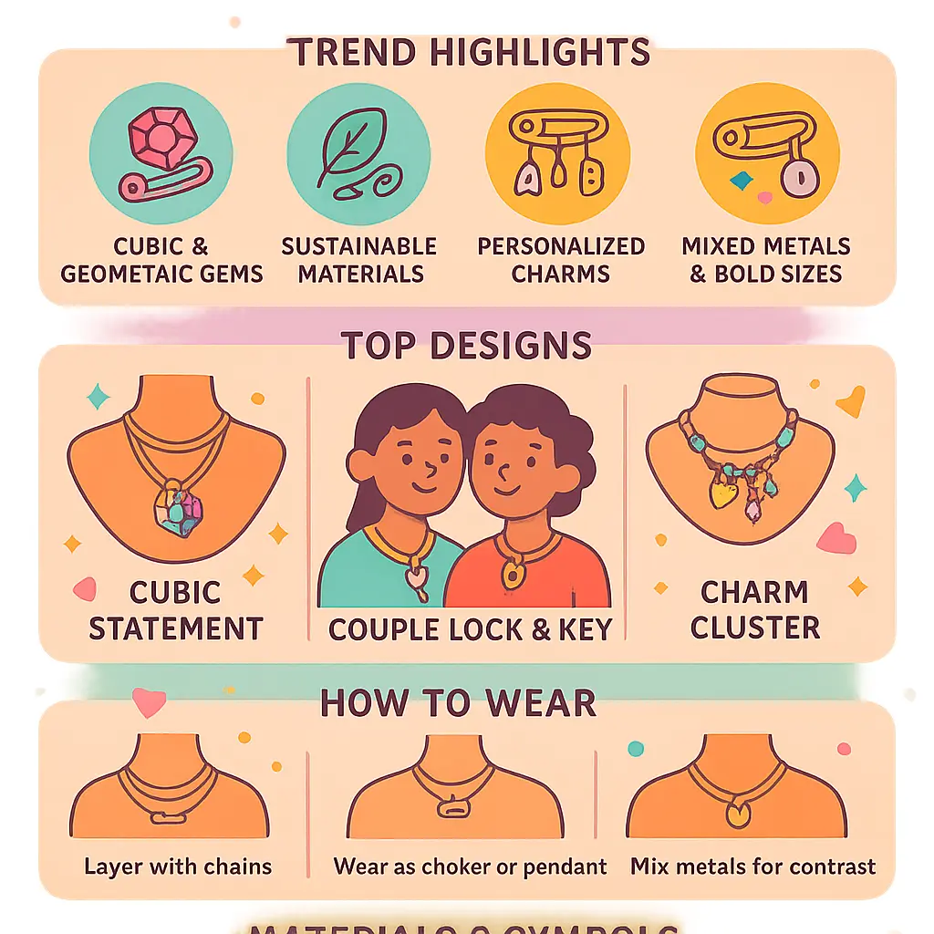 love safety pin - Necklace