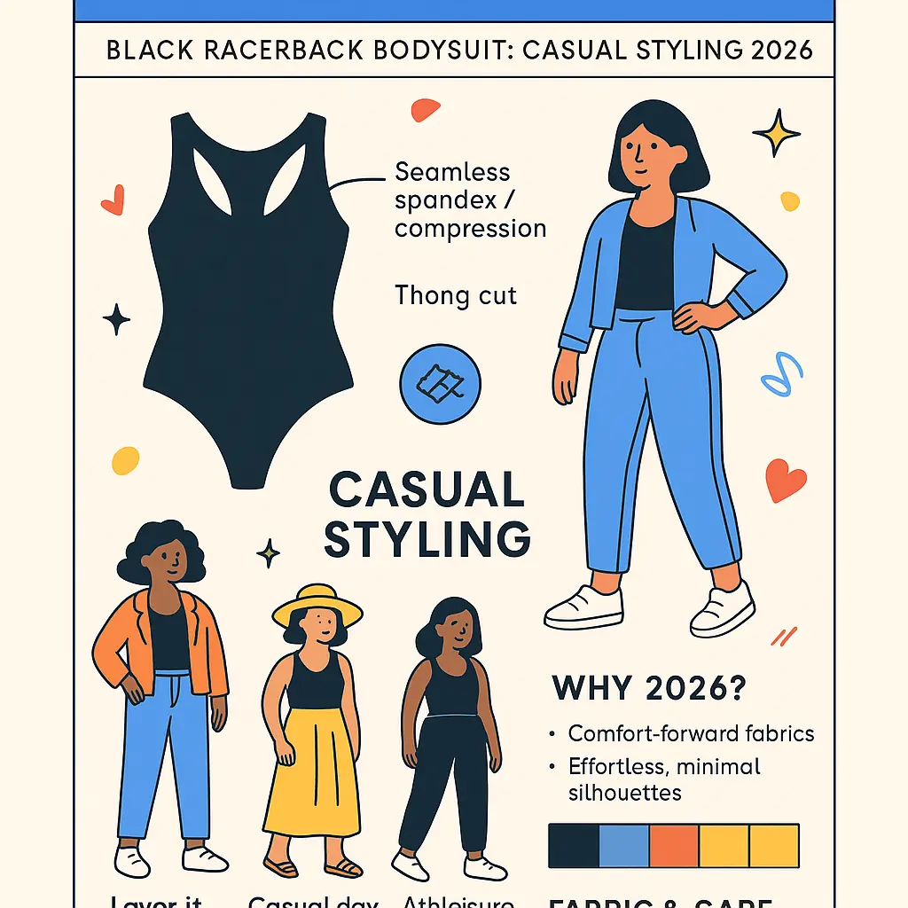 black racerback bodysuit - Bodysuit