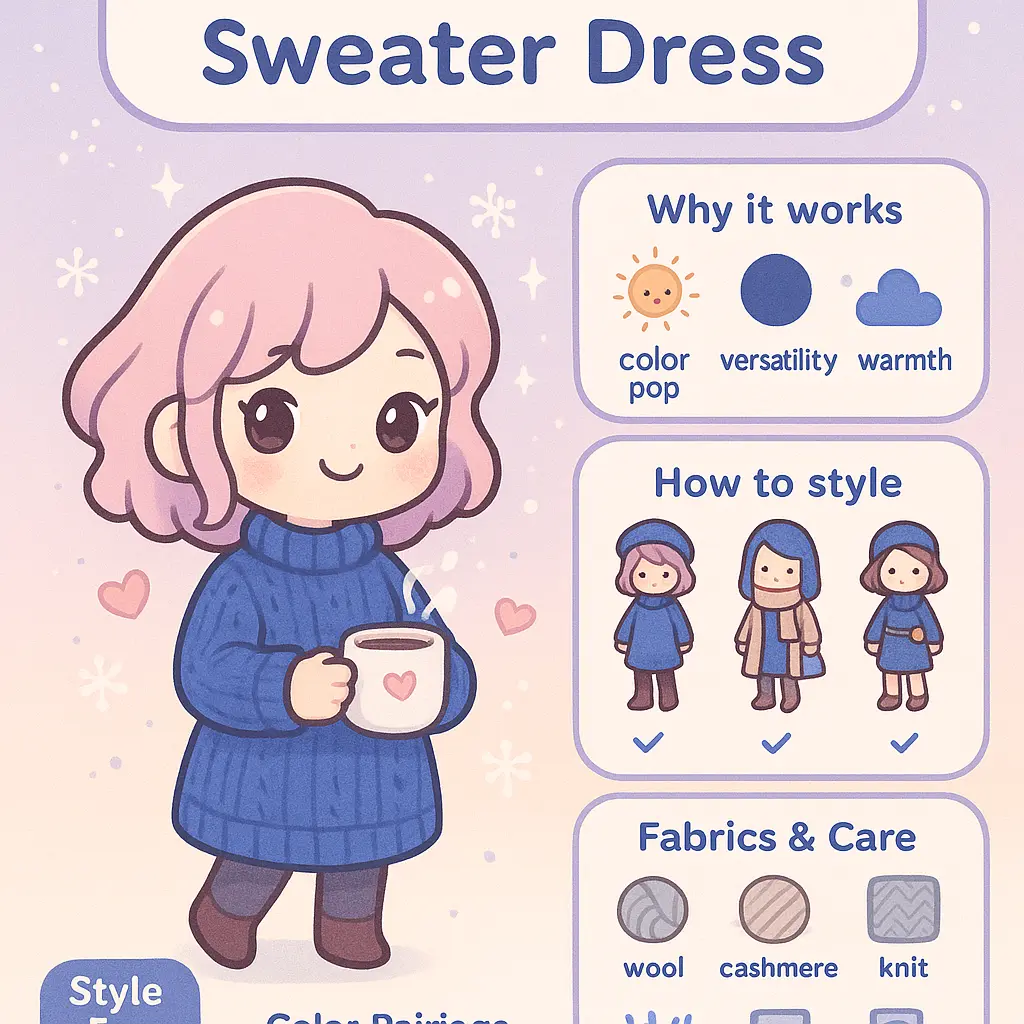 royal blue sweater dress - Maternity