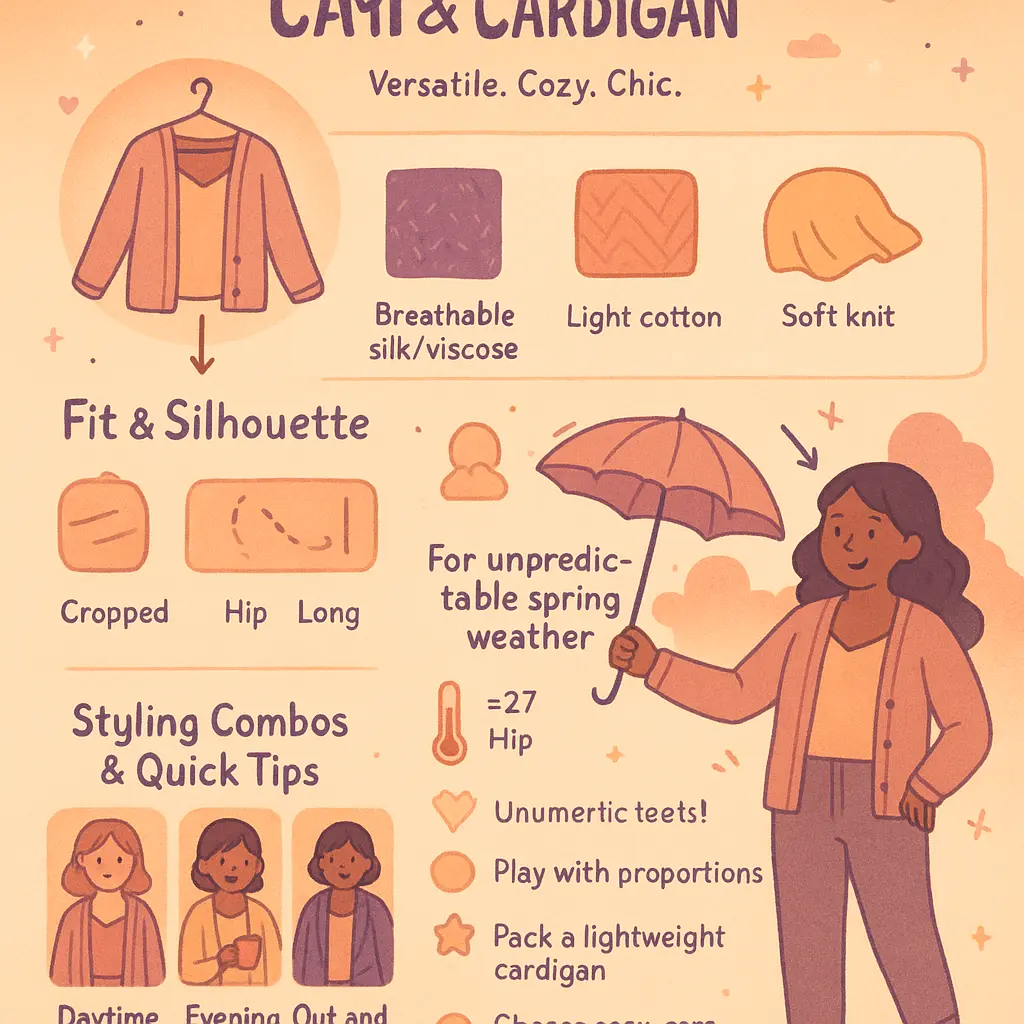 cami and cardigan set - Pajama