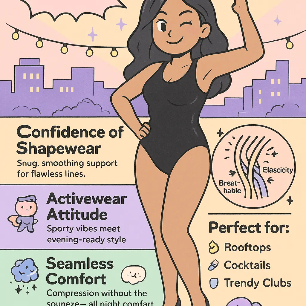 black racerback bodysuit - Spandex