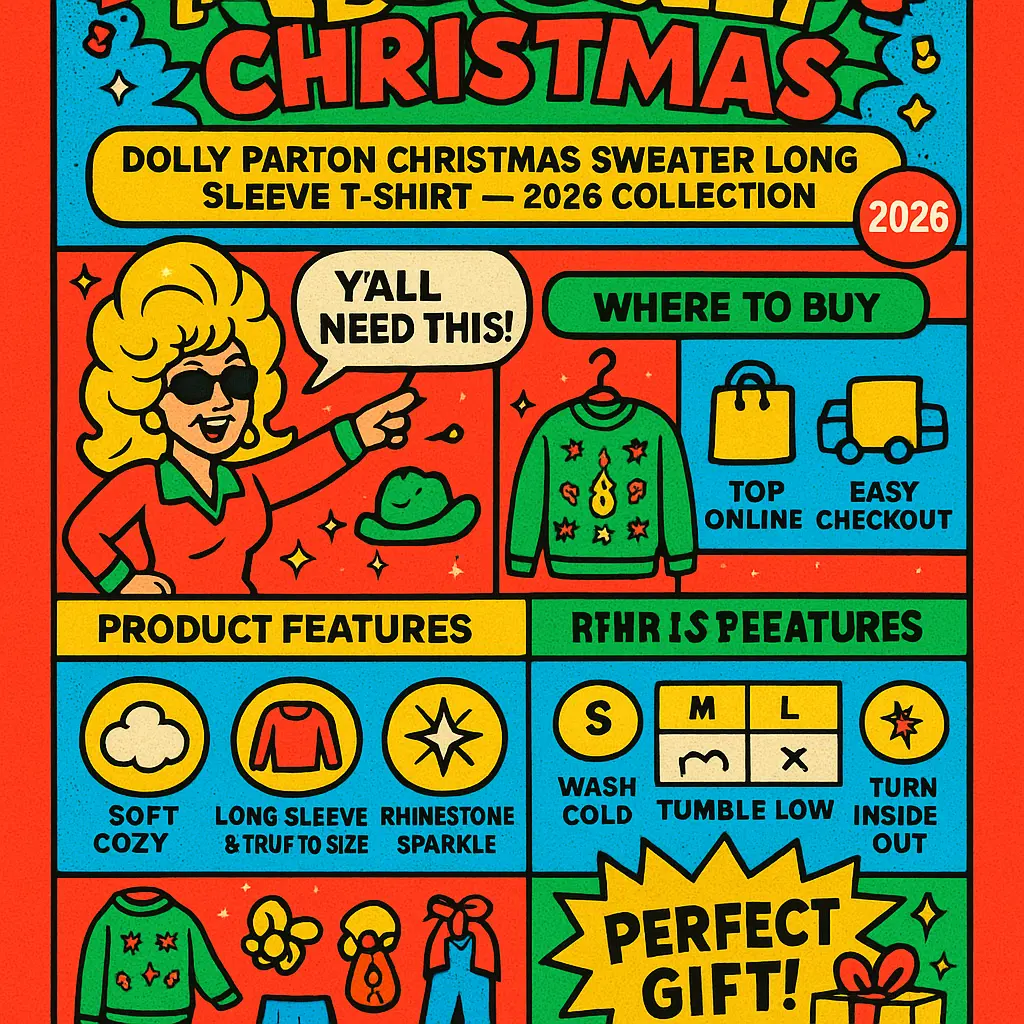 holly dolly christmas sweatshirt - Christmas