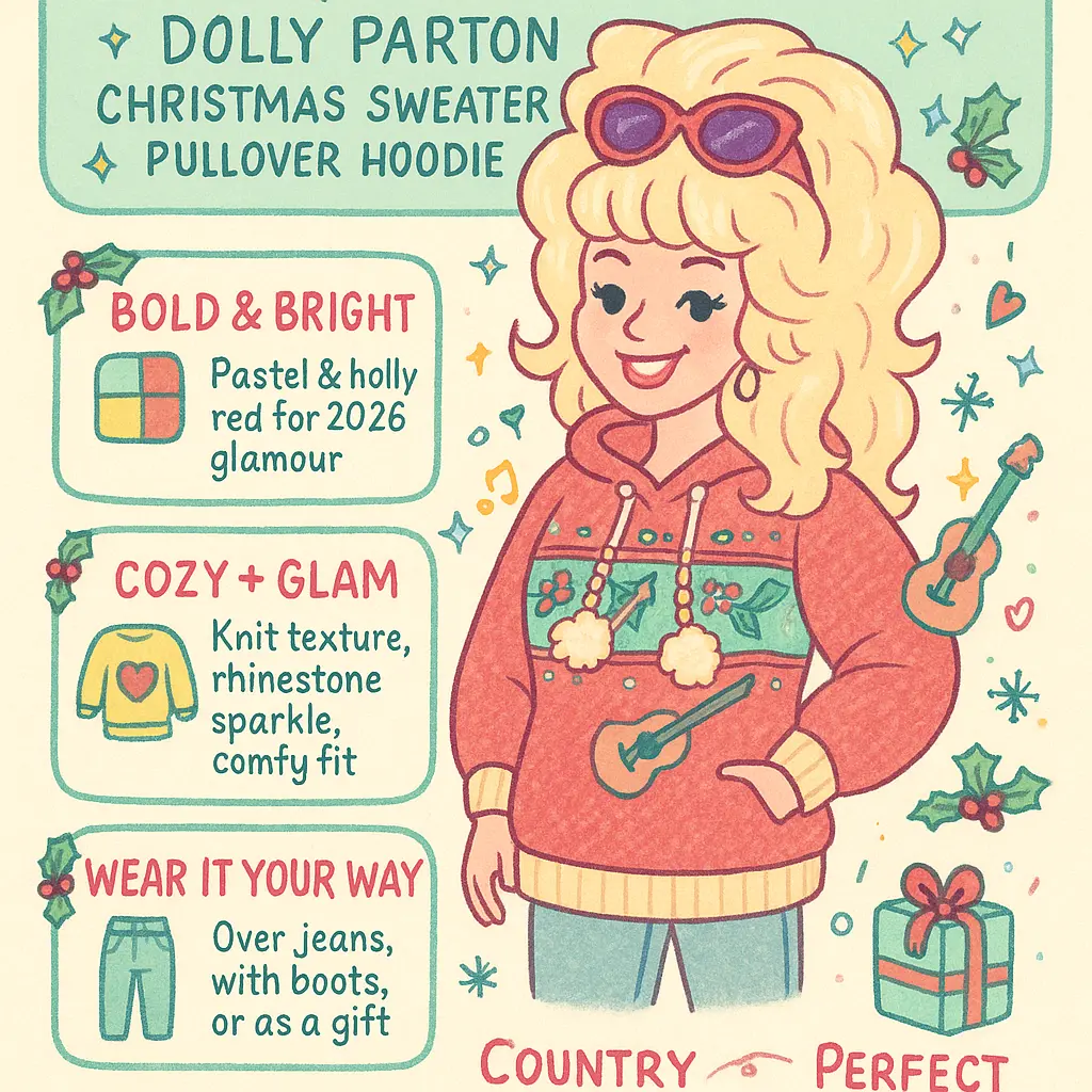 holly dolly christmas sweatshirt - Christmas