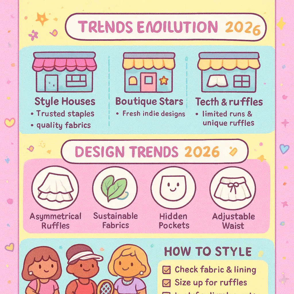 white ruffle skort - Ruffle