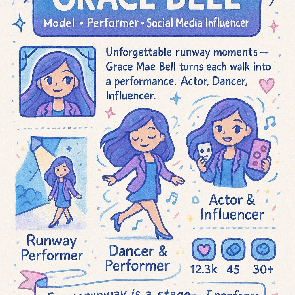 grace bell model - Influencer