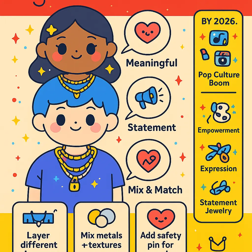 love safety pin - Necklace